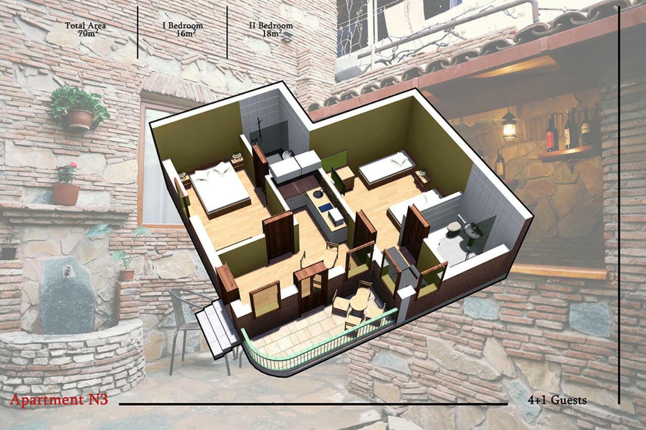 Apart Hotel With Wine Cellar - Old Tbilisi 1897 Kültér fotó