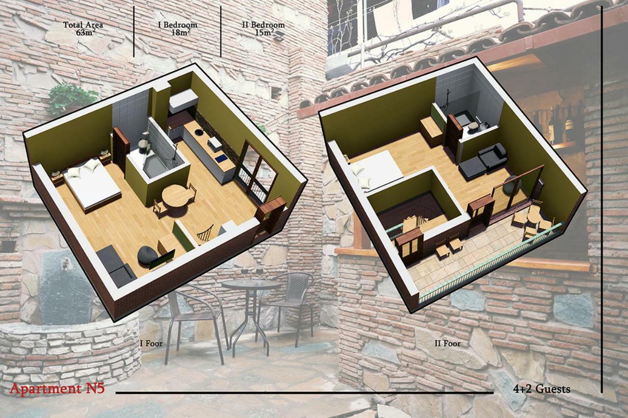 Apart Hotel With Wine Cellar - Old Tbilisi 1897 Kültér fotó